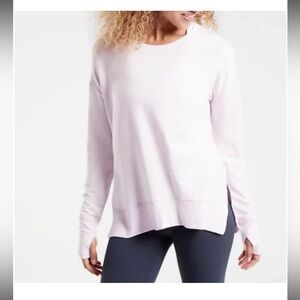 ATHLETA LILAC COASTER LUXE SWEATSHIRT